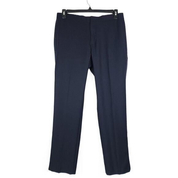 Alfani Men's Slim-Fit Stretch 2-Piece Tuxedo Diamond Grid Navy 38R 30x30 NWT - Picture 7 of 9